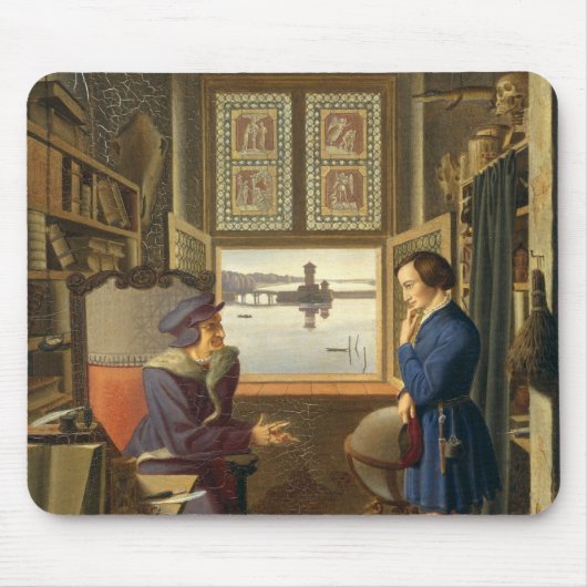 Mephisto en de student, 1828 muismat (Voorkant)