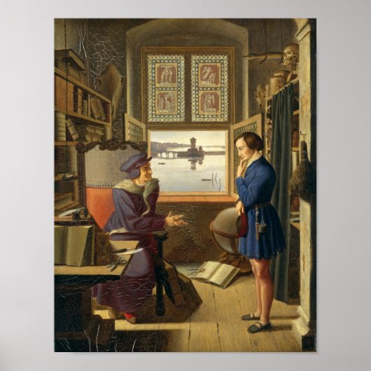 Mephisto en de student, 1828 poster (Voorkant)