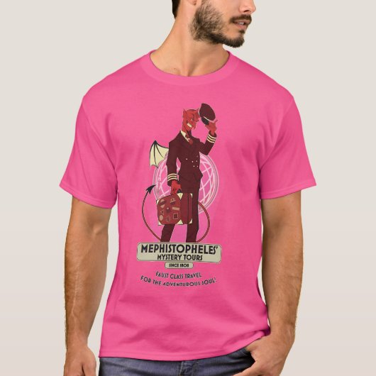 Mephistopheles' Mystery Tours T-shirt (Voorkant)