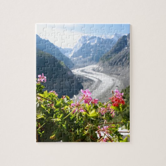 Mer de Glace - Chamonix Frankrijk Legpuzzel (Verticaal)