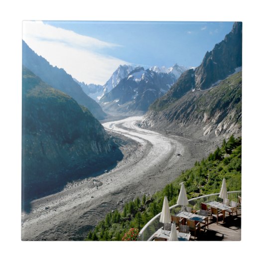 Mer de Glace - Chamonix Frankrijk Tegeltje (Voorkant)