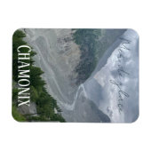 Mer de glacé, Chamonix, Mont Blanc, Franse Alpen Magneet (Horizontaal)