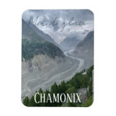 Mer de glacé, Chamonix, Mont Blanc, Franse Alpen Magneet (Verticaal)