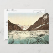 Mer de Glace, Mont Blanc, Chamonix Valley, Frankri Briefkaart (Voorkant / Achterkant)