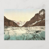 Mer de Glace, Mont Blanc, Chamonix Valley, Frankri Briefkaart (Voorkant)