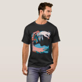 mer-kitty (ontwerp 1, kleuren 2/3) t-shirt (Voorkant volledig)