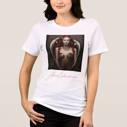 Mer Lady beroemd gemaakt door Juan Cabana 2024 Tri-Blend Shirt (Voorkant)