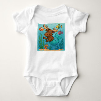 Mer-Moose Magie – Fantasievolle Onderwater T-shirt