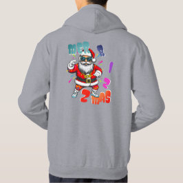 Mer rizz mas - Christmas Rizz funny Santa  Hoodie