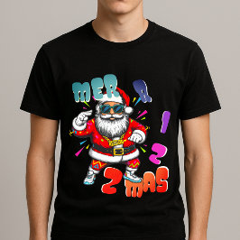 Mer rizz mas - Christmas Rizz funny Santa  Tri-Blend Shirt