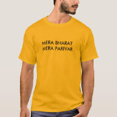 Mera Bharat T-shirt - Indian Pride Mannen T-shirt (Voorkant)