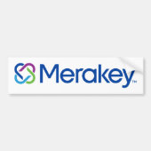 Merakey Logo Bumpersticker (Voorkant)