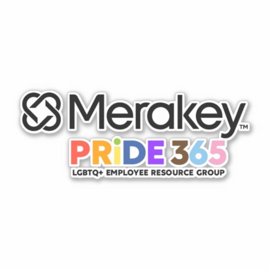Merakey PRIDE Cutout Stickers (Voorkant)