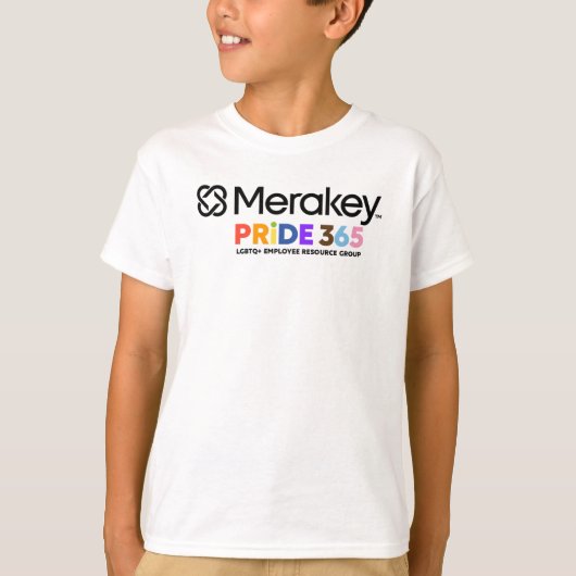 Merakey PRIDE Kinderen Basic T-shirt (Voorkant)