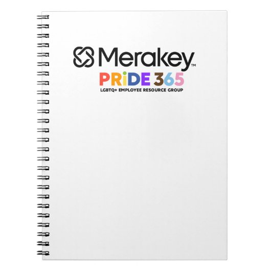 Merakey PRIDE Spiral Notitieboek (Voorkant)