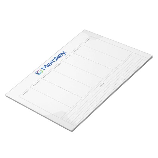 Merakey Weekly Planner Notitieblok (Schuin)