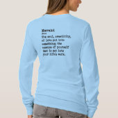 Meraki: Crew Neck met lange mouwen T-shirt (Achterkant)