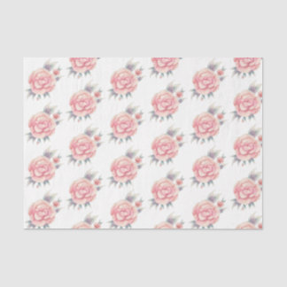 Meraki Pink Floral Series Design 5 Tissuepapier