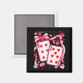 Meranian Dog Red Truck Christmas Tree Santa Ugly X Magneet (Voorkant / Achterkant)