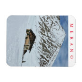 Merano berg uitzicht koelkastmagneet magneet (Horizontaal)