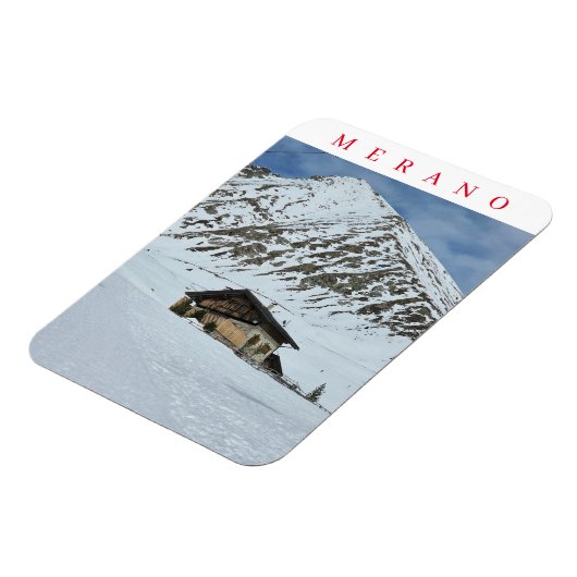 Merano berg uitzicht koelkastmagneet magneet (Linkerzijde)