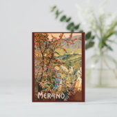 Merano Stad, Italië Briefkaart (Staand voorkant)