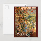 Merano Stad, Italië Briefkaart (Voorkant / Achterkant)