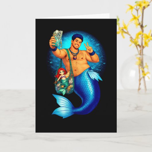 Merbear Lagoon - Kai Mizuno Kaart (Gele Bloem)