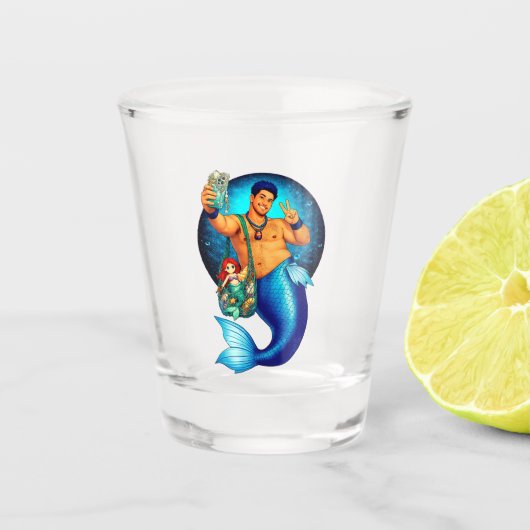 Merbear Lagoon - Kai Mizuno Shot Glas (Voorkant)