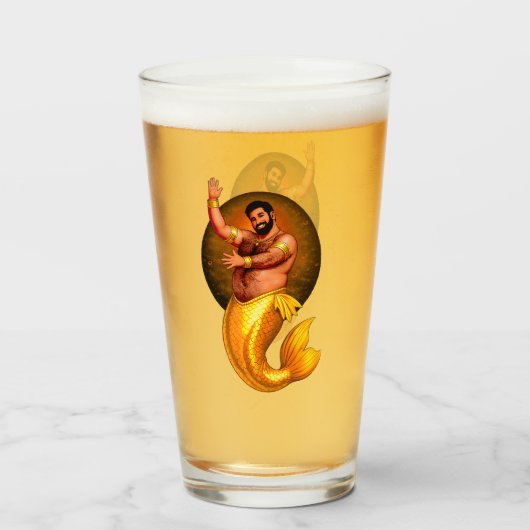 Merbear Lagoon - Rashid Al-Bahr Glas (Voorkant gevuld)