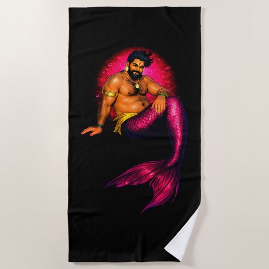 Merbear Lagune - Arjun Samudra Strandlaken (Voorkant)