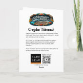 Merbear Lagune - Cheydan Tidemarsh Kaart (Achterkant)