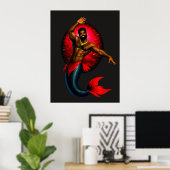 Merbear Lagune - Kwame Nsu Poster (Thuiskantoor)