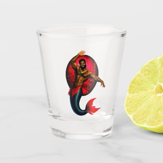 Merbear Lagune - Kwame Nsu Shot Glas (Voorkant)