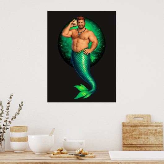 Merbear Lagune - Tadhg Ó Farraige Poster (Keuken)