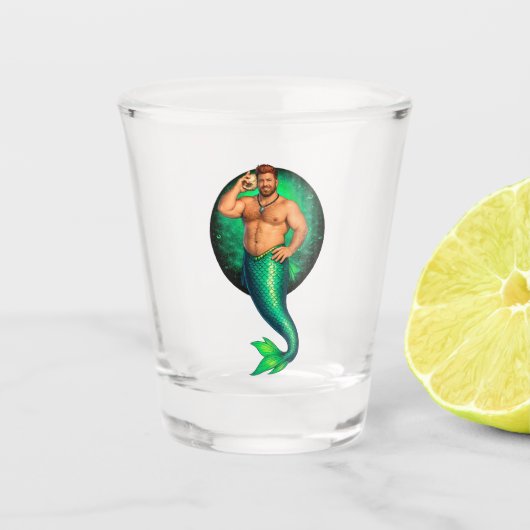 Merbear Lagune - Tadhg Ó Farraige Shot Glas (Voorkant)