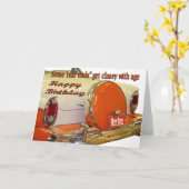 Merc Bday Card-Voeg je woorden toe Kaart (Gele Bloem)