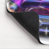 Merc Mercury Hotrod Muismat Paarse Flames Rodder (Hoek)