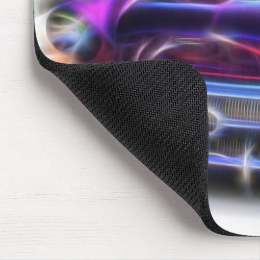 Merc Mercury Hotrod Muismat Paarse Flames Rodder (Hoek)