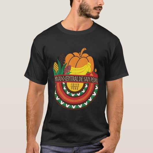 Mercado Central de San Pedro � Cusco, Peru T-shirt (Voorkant)