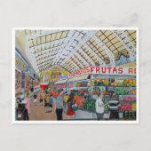 Mercado Central de Valencia Schilderij van Alfred  Briefkaart (Voorkant)