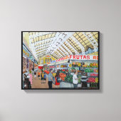 Mercado Central de Valencia Schilderij van Alfred  Canvas Afdruk (Voorkant)