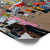 Mercado Central de Valencia Schilderij van Alfred  Poster (Hoek)