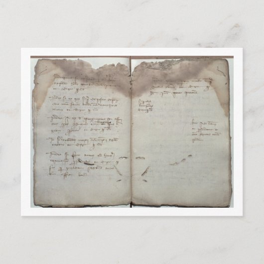 Mercantile documents, letter of acceptation van de briefkaart (Voorkant)