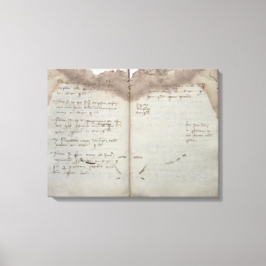 Mercantile documents, letter of acceptation van de canvas afdruk (Voorkant)