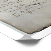 Mercantile documents, letter of acceptation van de poster (Hoek)