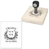 Mercantile Grains, Frans script Rubberstempel (Gestempeld)