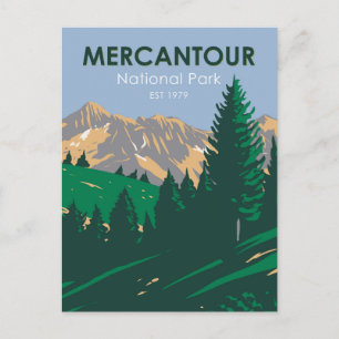 Mercantour National Park Frankrijk Briefkaart