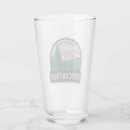 Mercantour National Park Frankrijk Glas (Achterkant)