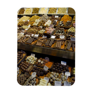 Mercat de Sant Josep, gevarieerde chocolade snoepj Magneet